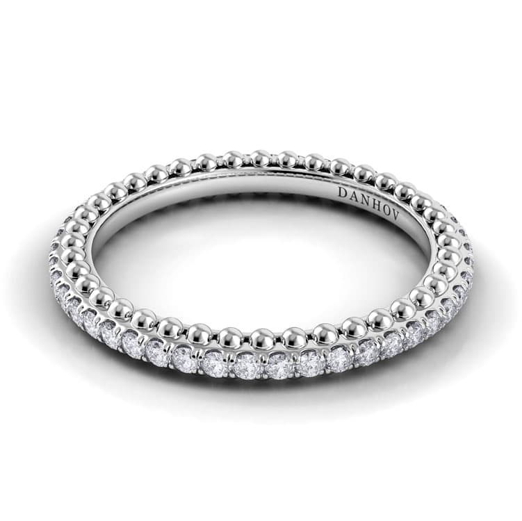 Petalo Round Diamond Wedding Band