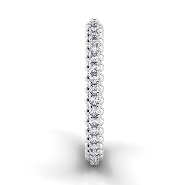 Petalo Round Diamond Wedding Band