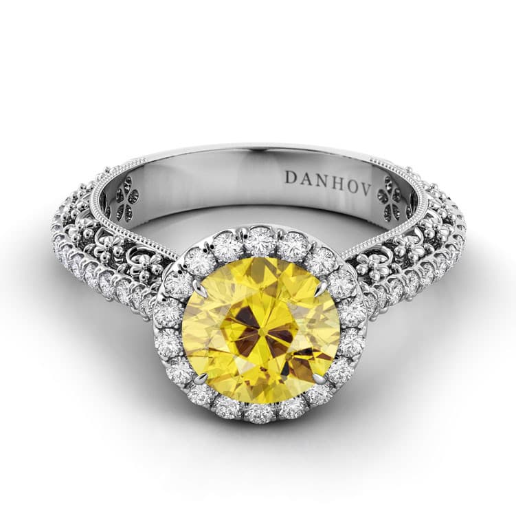 Petalo Floral Engagement Ring