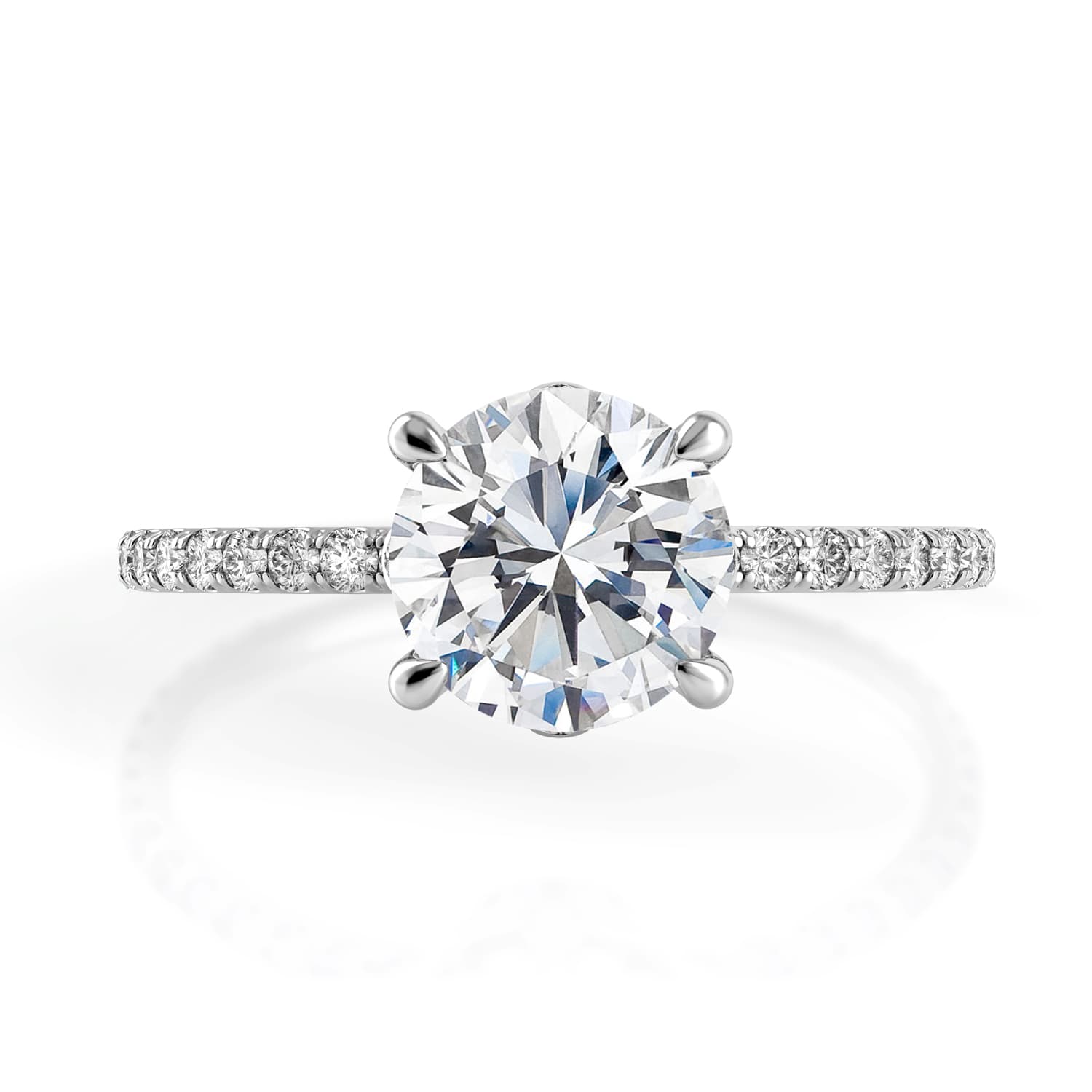 Solo Filo Diamond Engagement Ring for Women