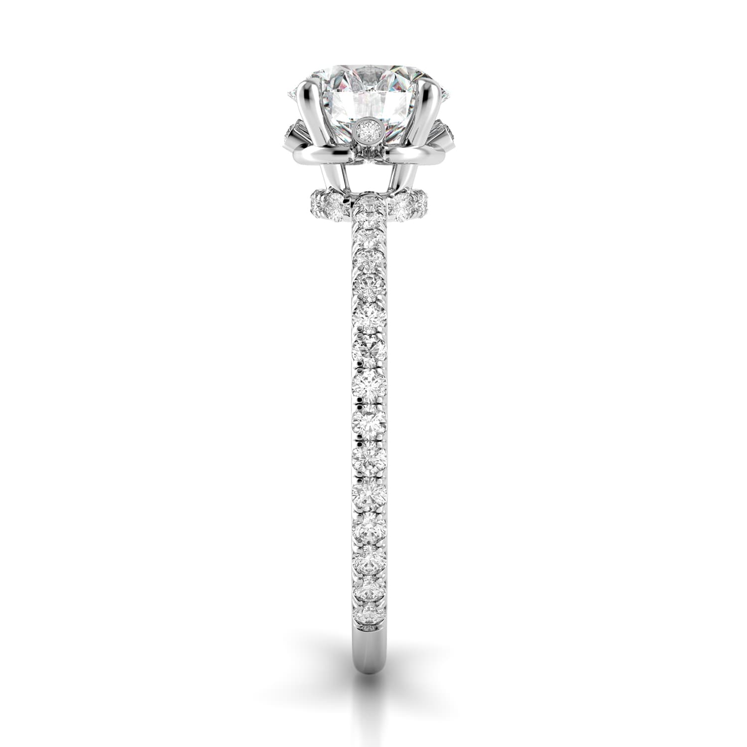 Solo Filo Diamond Engagement Ring for Women