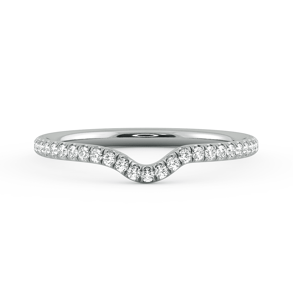 Solo Filo Diamond Wedding Band