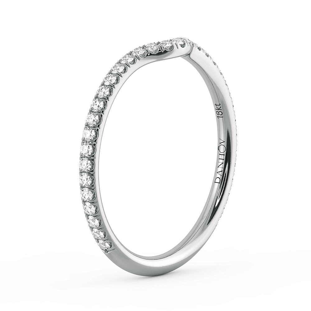Solo Filo Diamond Wedding Band