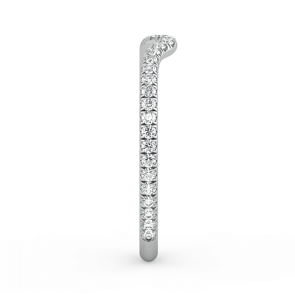 Solo Filo Diamond Wedding Band