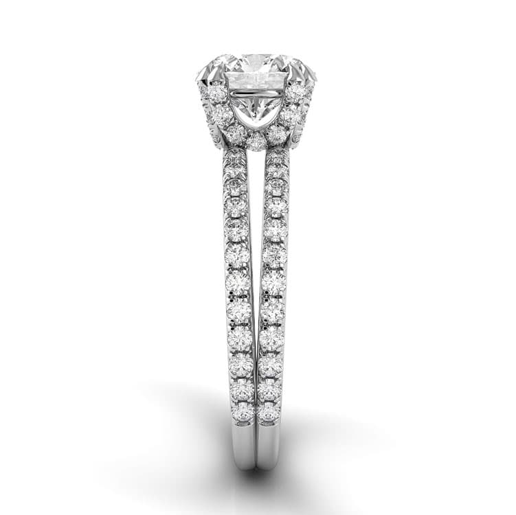 Solo Filo Double Shank Engagement Ring