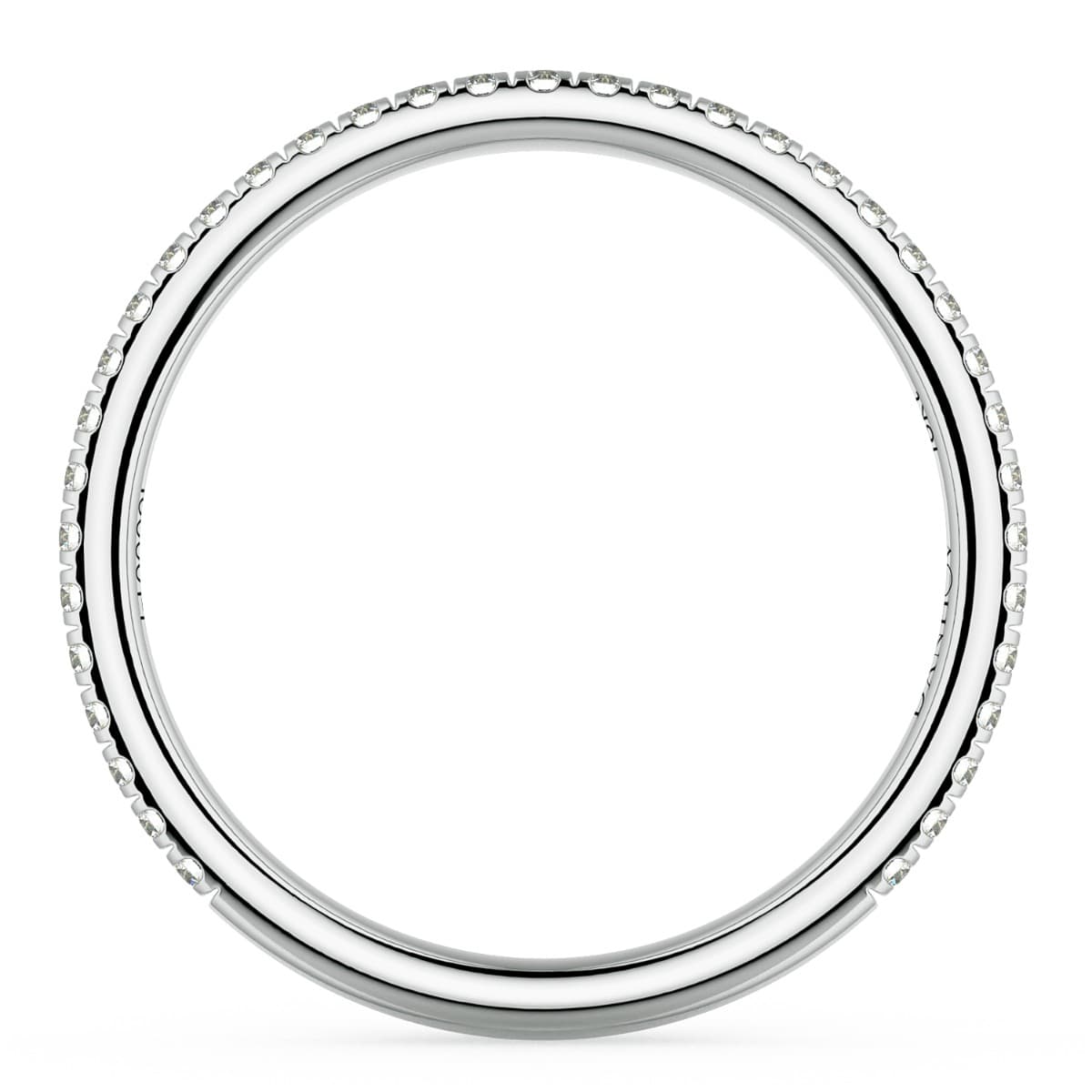 Solo Filo Elegant Diamond Wedding Band