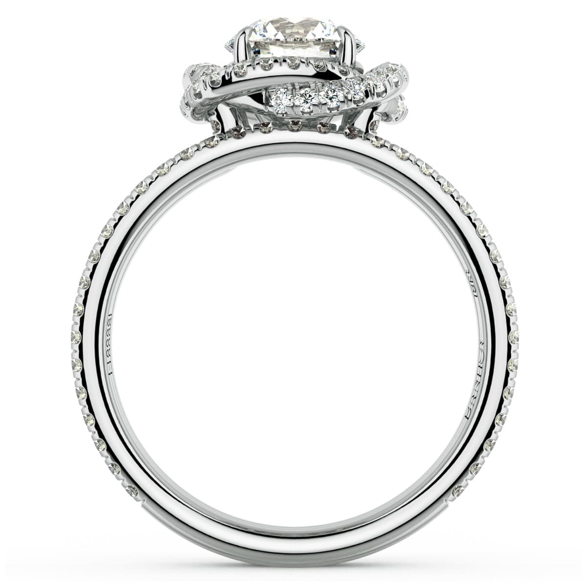 Solo Filo Elegant Diamond Wedding Band