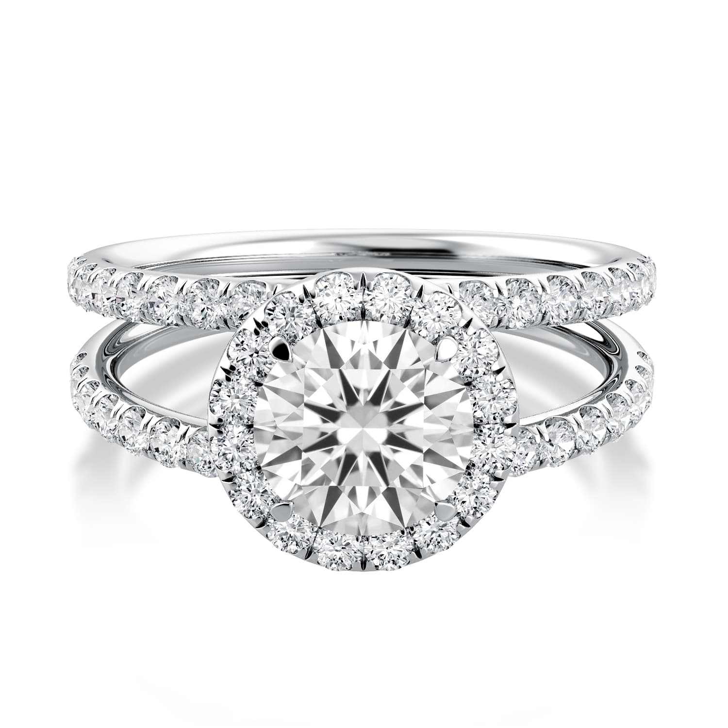 Solo Filo Engagement Ring Halo Setting