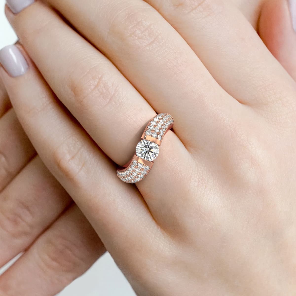 Voltaggio Unique Engagement Ring