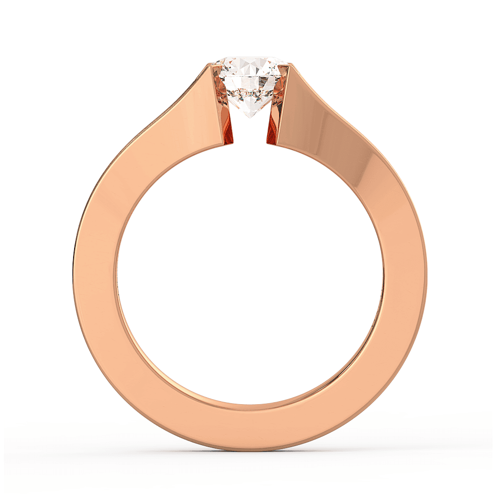 Voltaggio Engagement Ring in 14k Black Gold