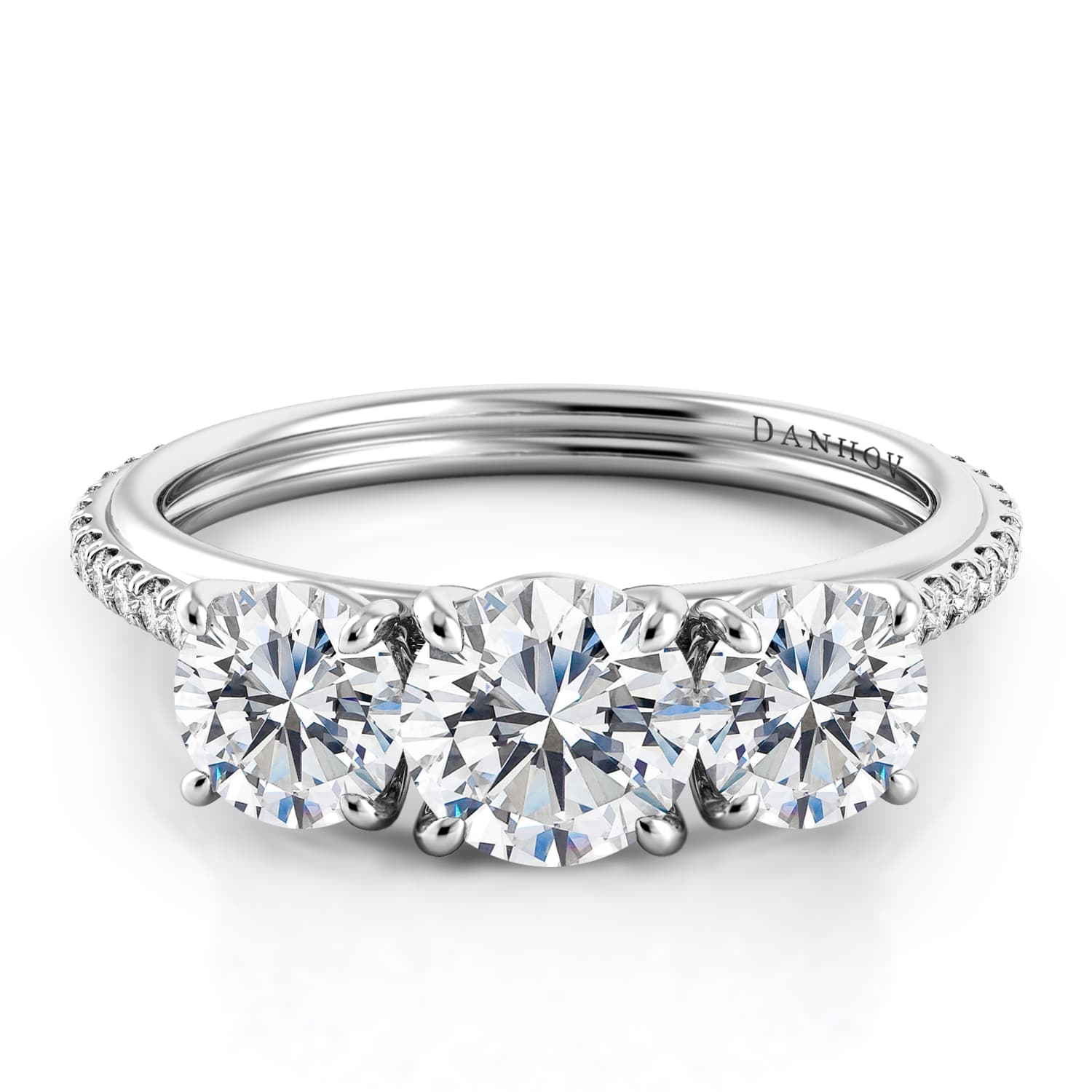 Unito Three Stone Engagement Ring