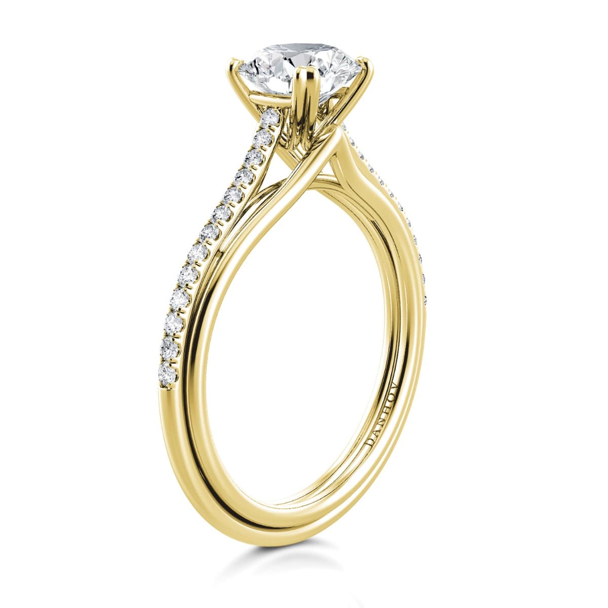Unito Triple Shank Engagement Ring