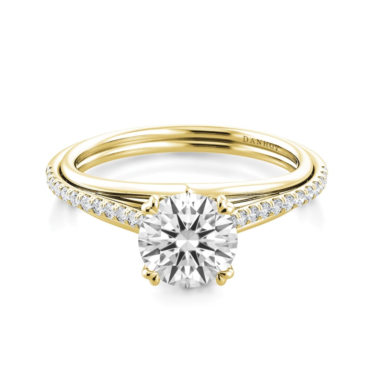 Unito Triple Shank Engagement Ring