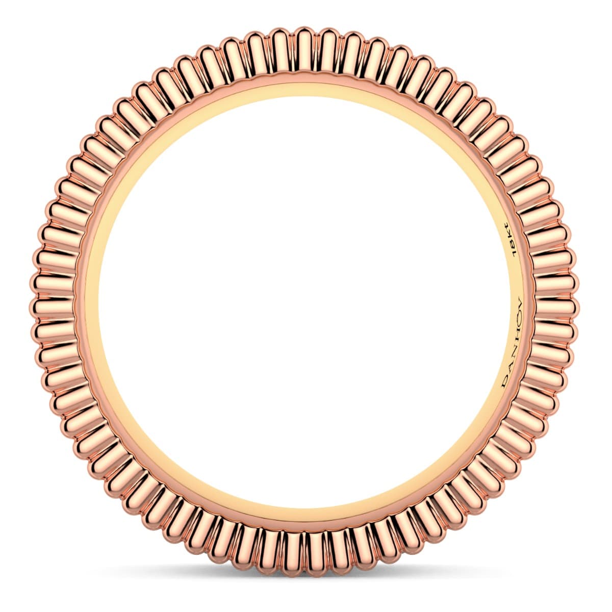 Fashion Band Four colors in one band in 14KT
