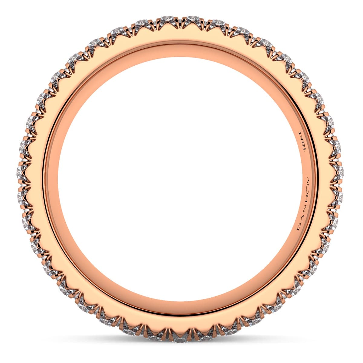 Fashion Band Four colors in one band in 14KT