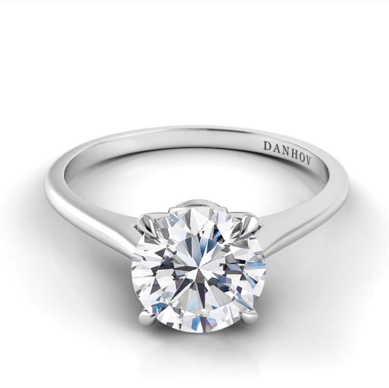 Classico Solitaire Diamond Engagement Ring