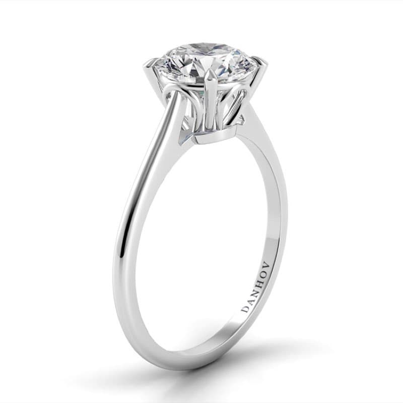 Classico Solitaire Diamond Engagement Ring