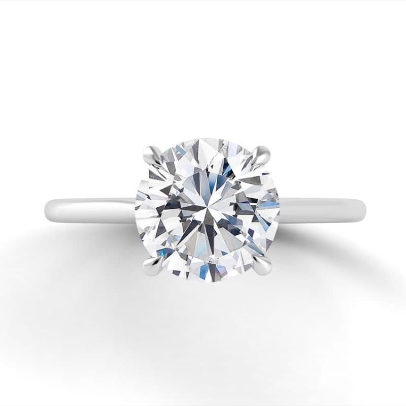 Classico Solitaire Diamond Engagement Ring
