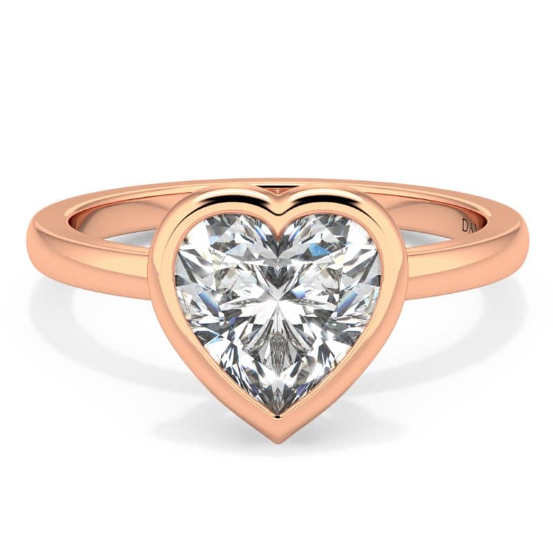 Per Lei Heart Shaped Engagement Ring