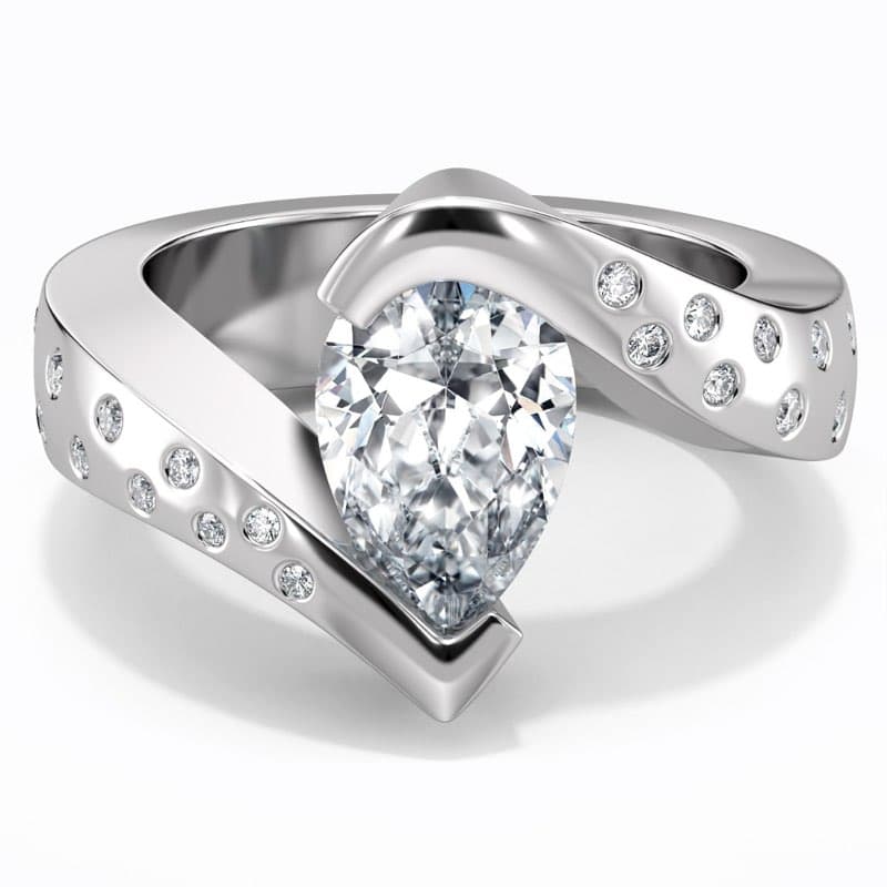 Tension Engagement Ring — image 2 of 4