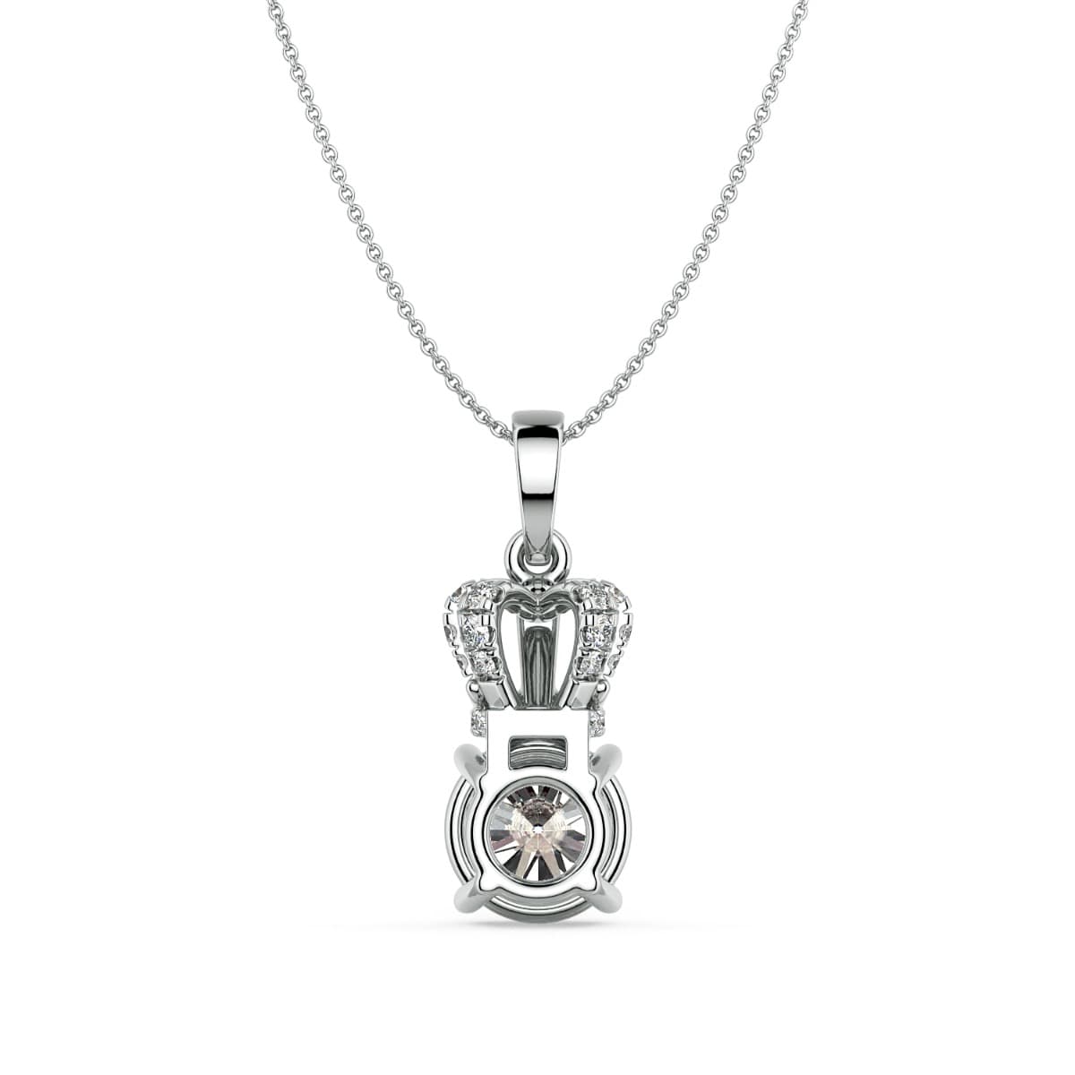 Norme de Crown Diamond Pendant