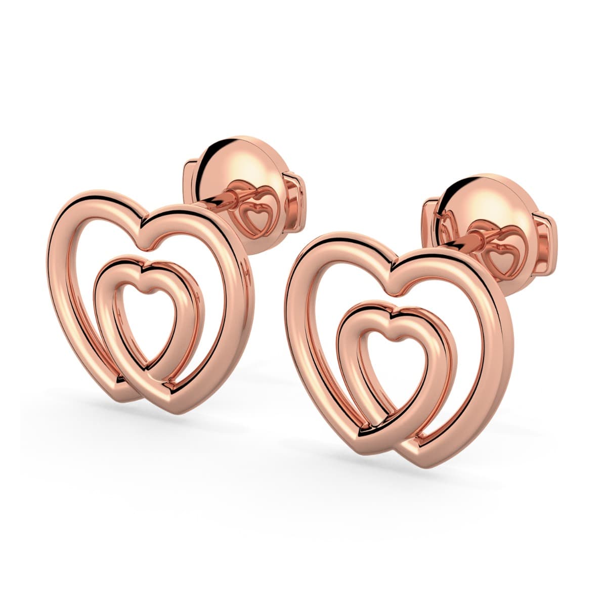Norme de Double Heart Earrings