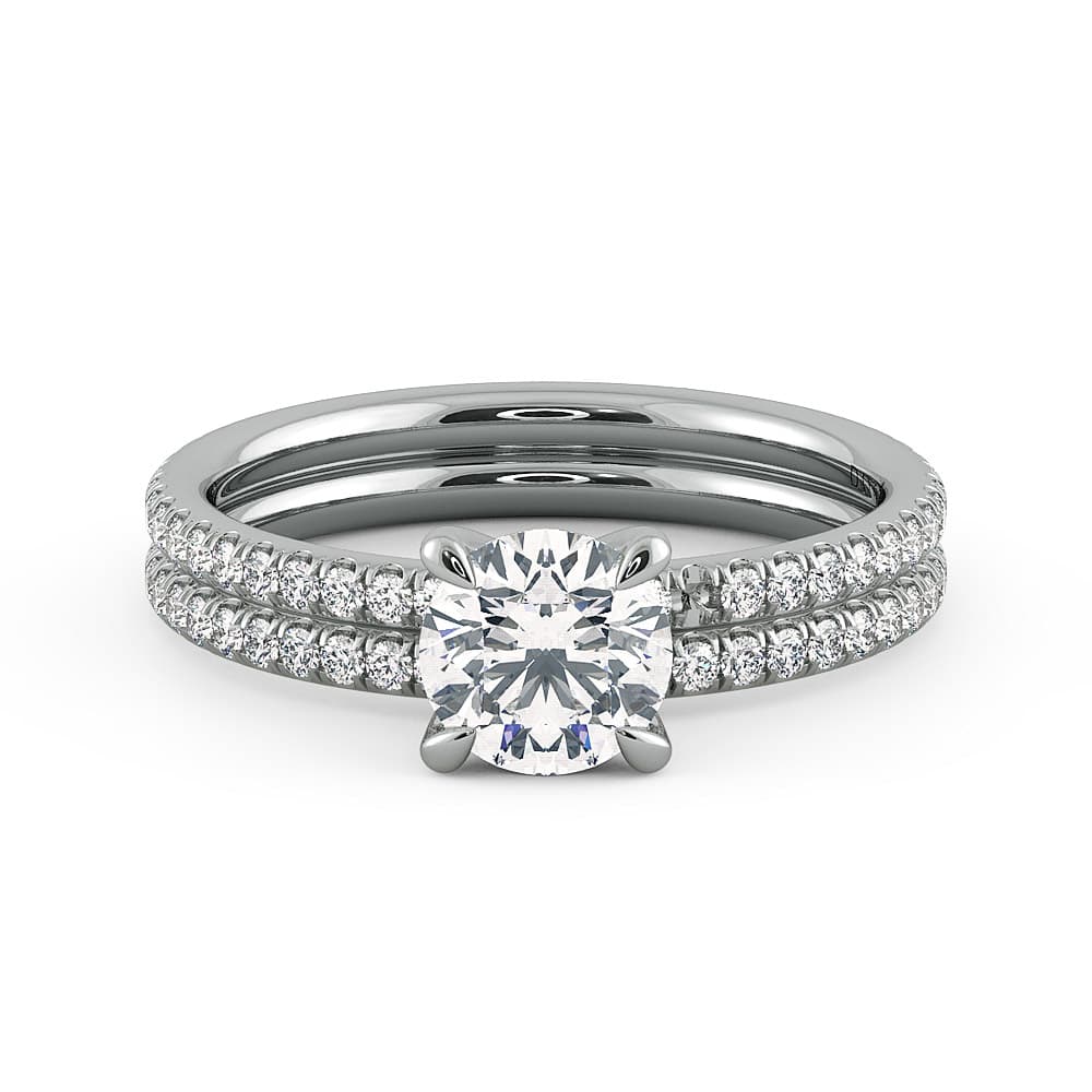 Norme De Ladies Engagement Ring Set — image 4 of 9