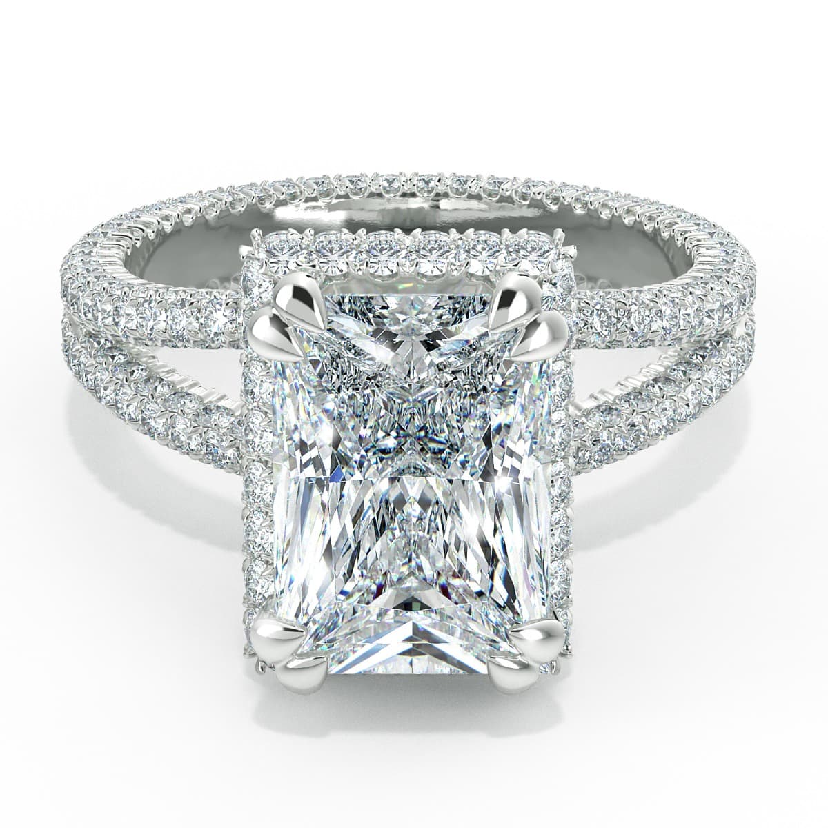 Norme de Radiant Diamond Engagement Ring