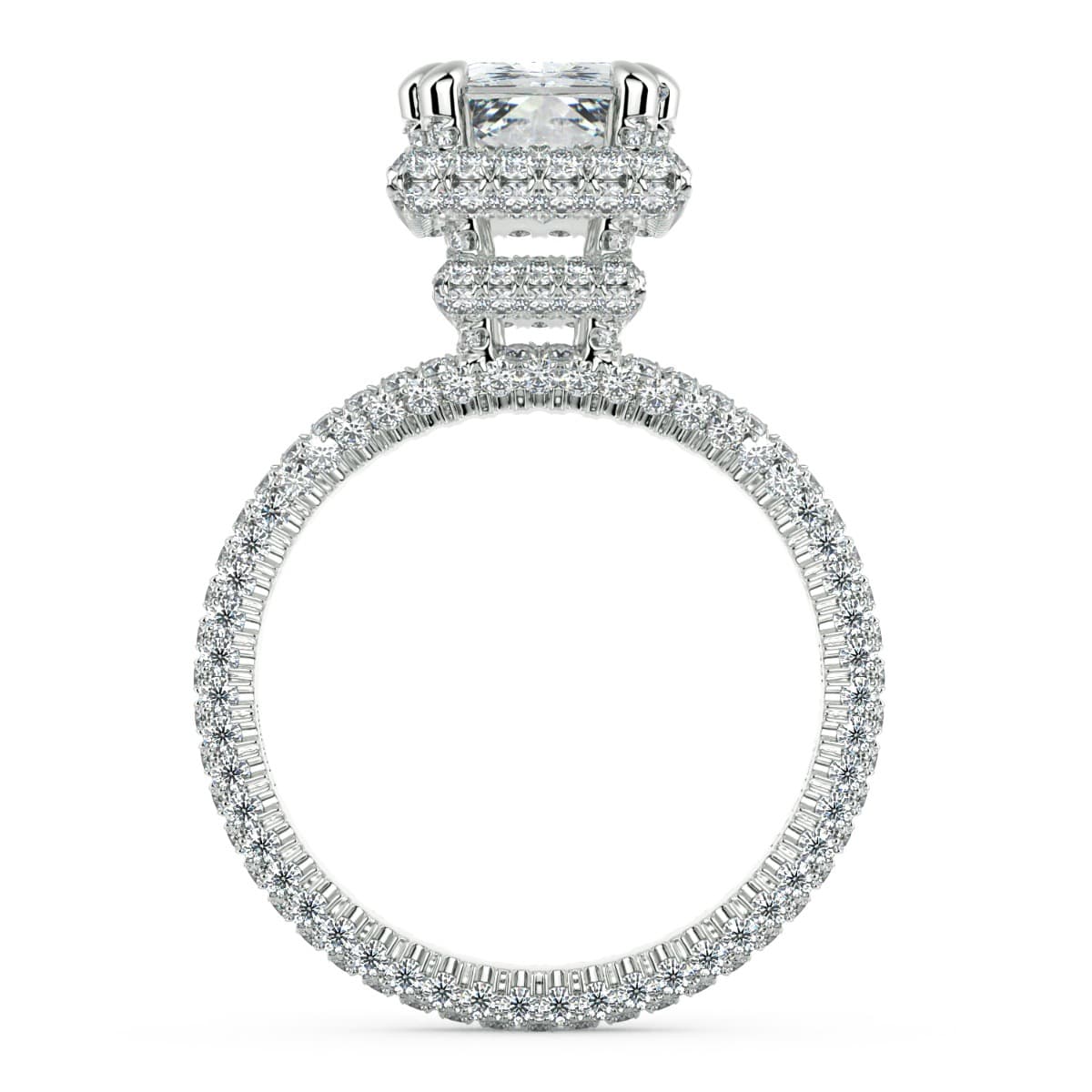Norme de Radiant Diamond Engagement Ring