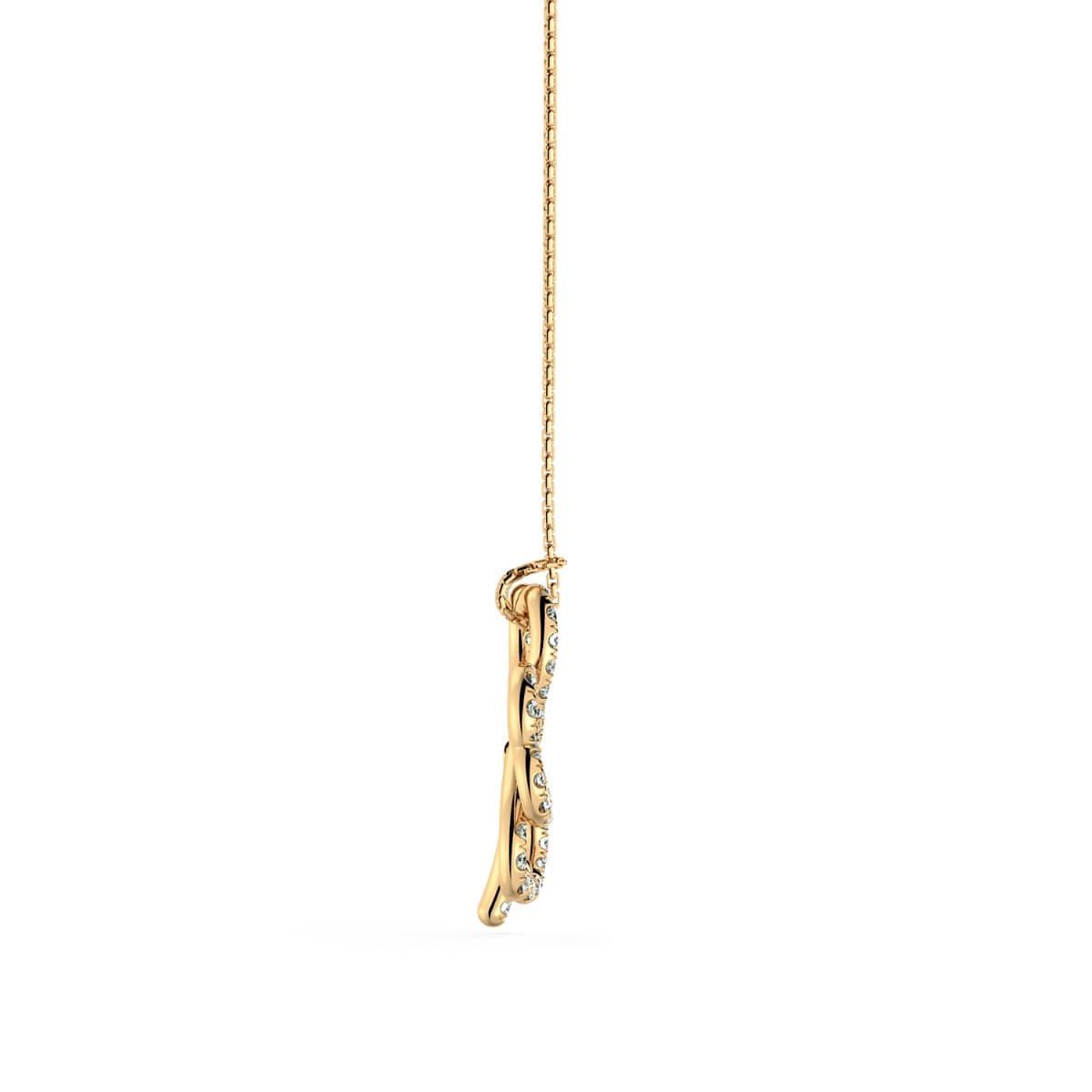 Norme de Shamrock Pendant with Rolo Chain