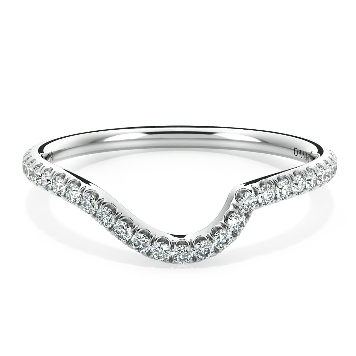 Abbraccio Diamond Wedding Band