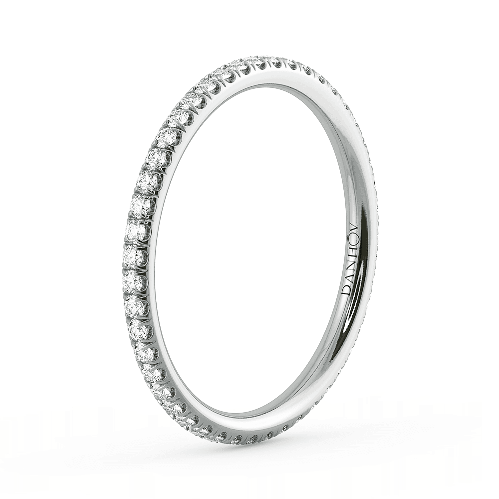 Classico Round Full Diamond Wedding Band