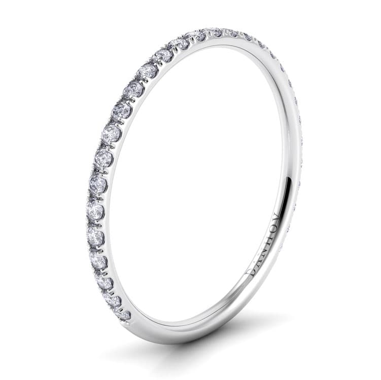 Classico Round Diamond Wedding Band
