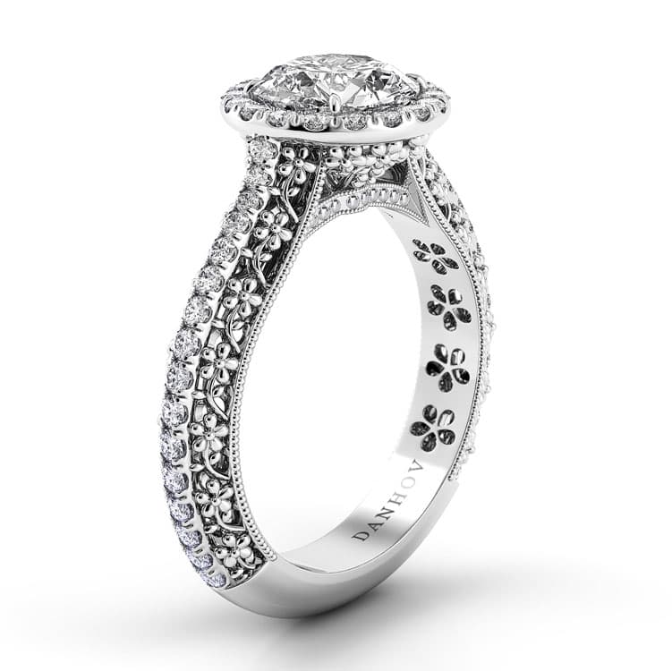 Petalo Floral Engagement Ring