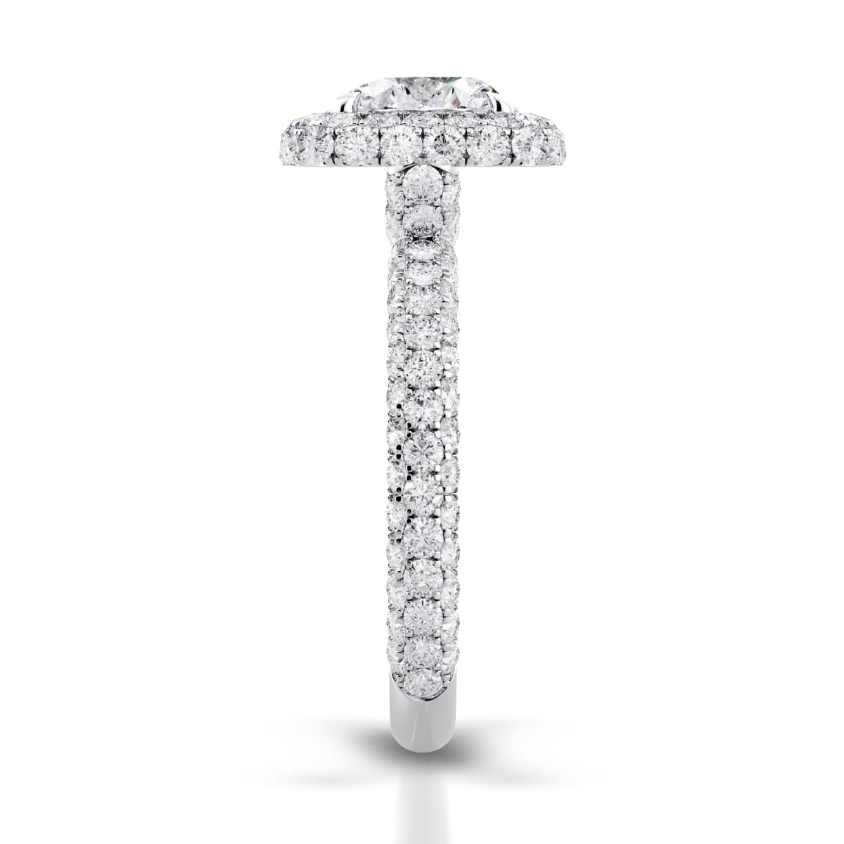 Per Lei Diamond Halo Engagement Ring