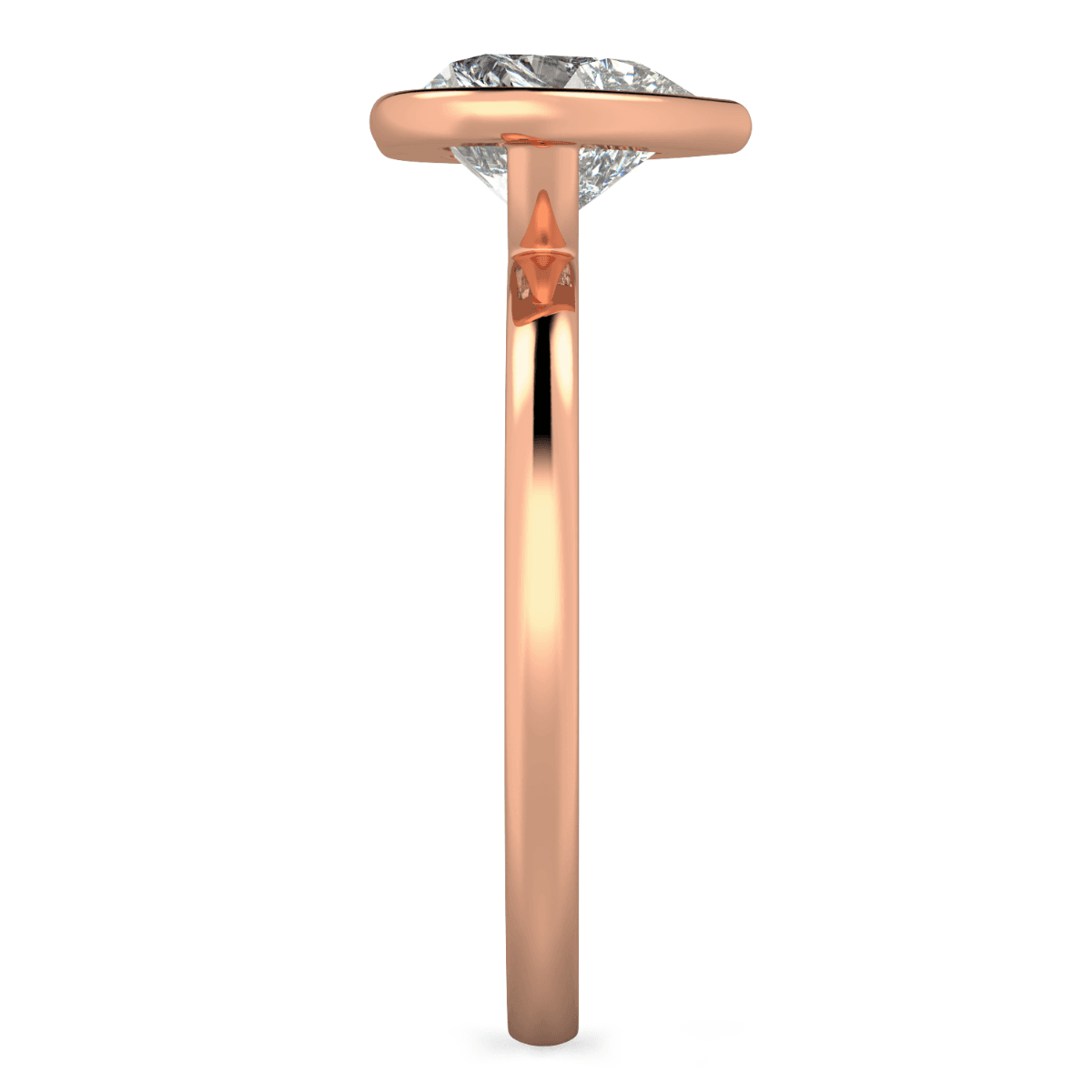 Per Lei Heart Shaped Engagement Ring