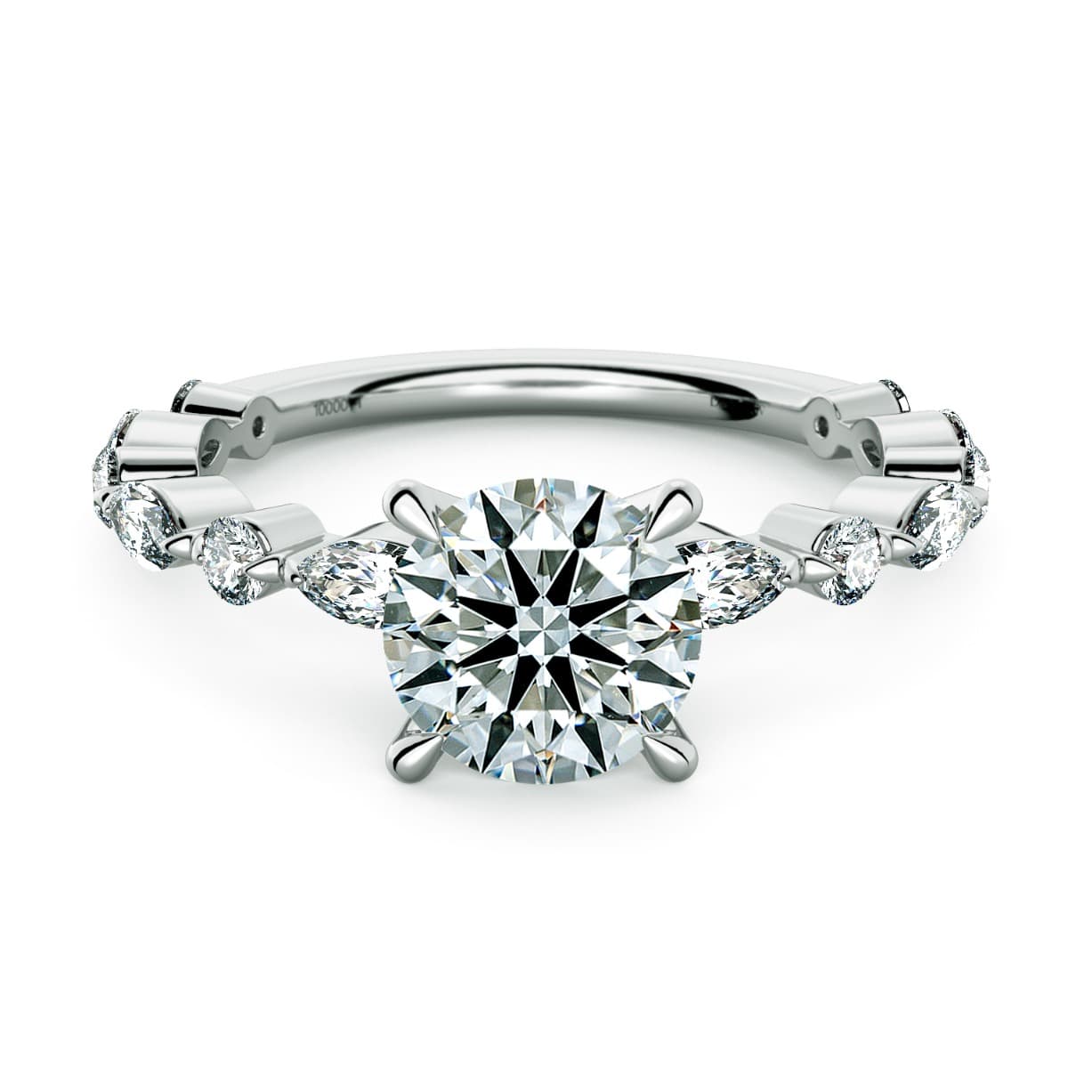 Norme de Versailles Diamond Engagement Ring