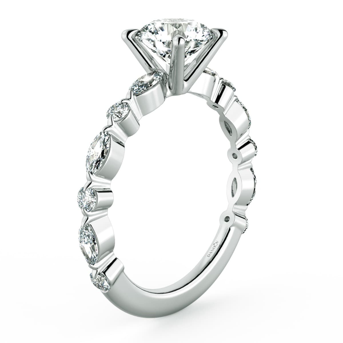 Norme de Versailles Diamond Engagement Ring