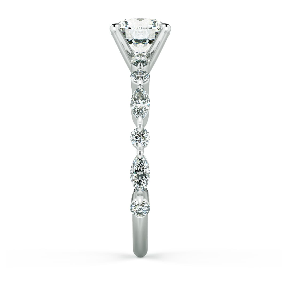 Norme de Versailles Diamond Engagement Ring