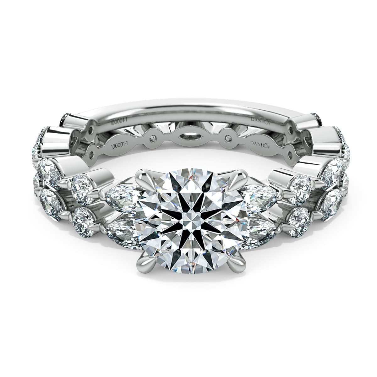 Norme de Versailles Diamond Engagement Ring
