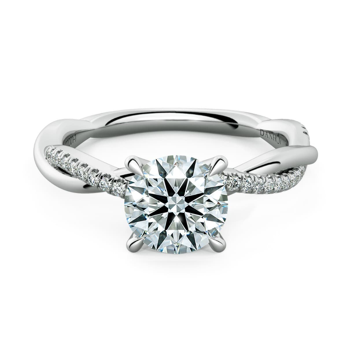 Norme De Petite Twisted Engagement Ring