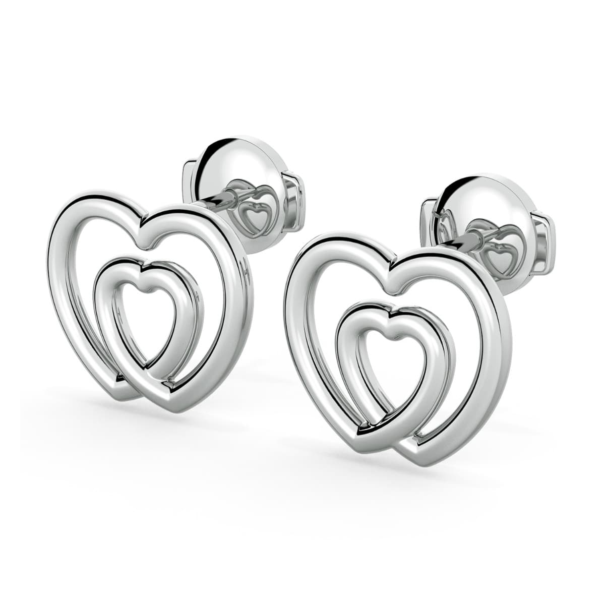 Norme de Double Heart Earrings