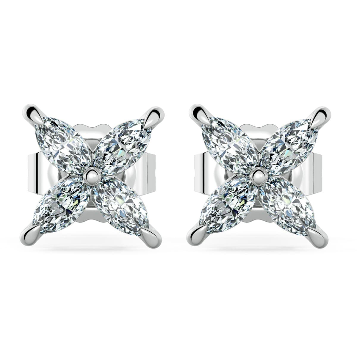 Norme de Flower Diamonds Earrings