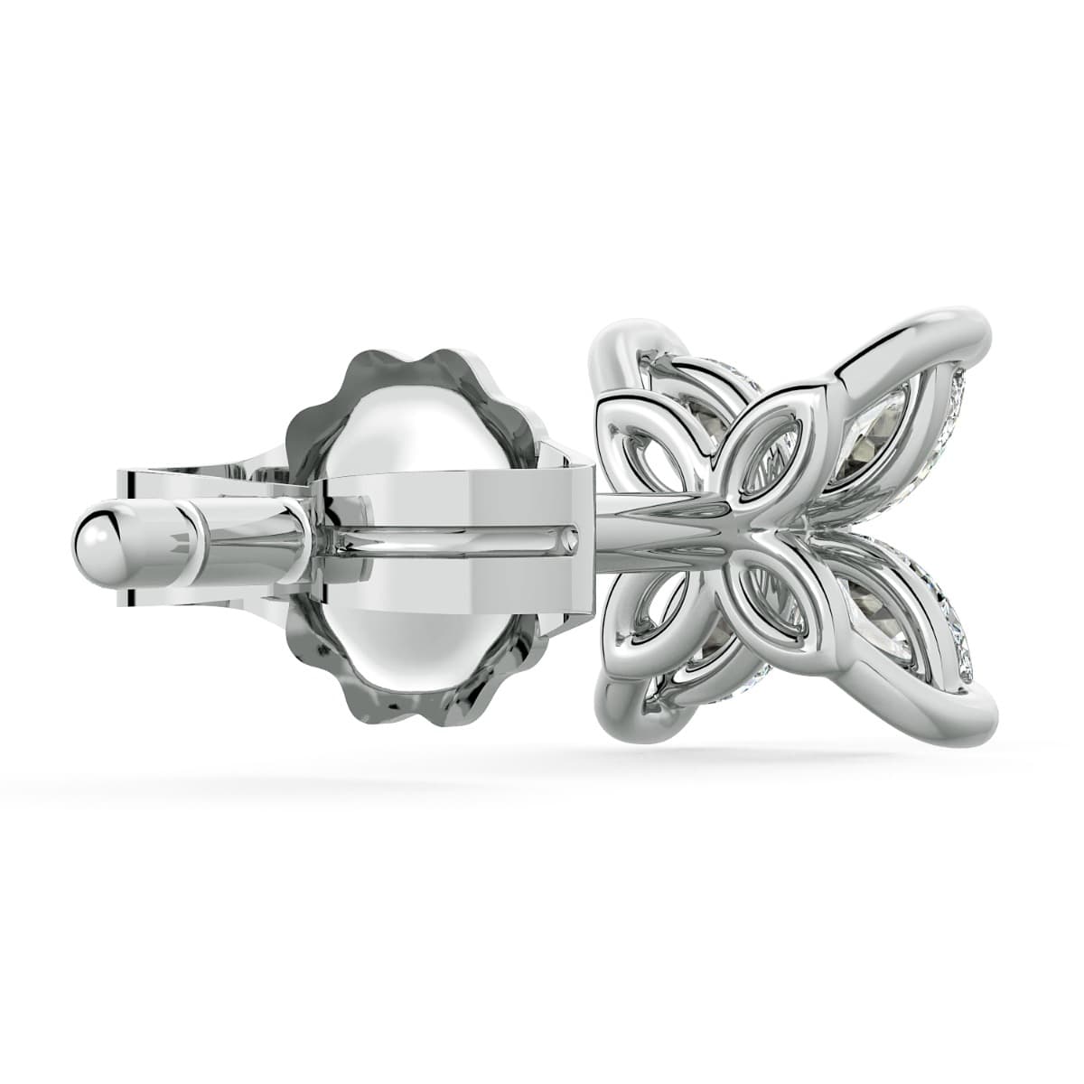 Norme de Flower Diamonds Earrings