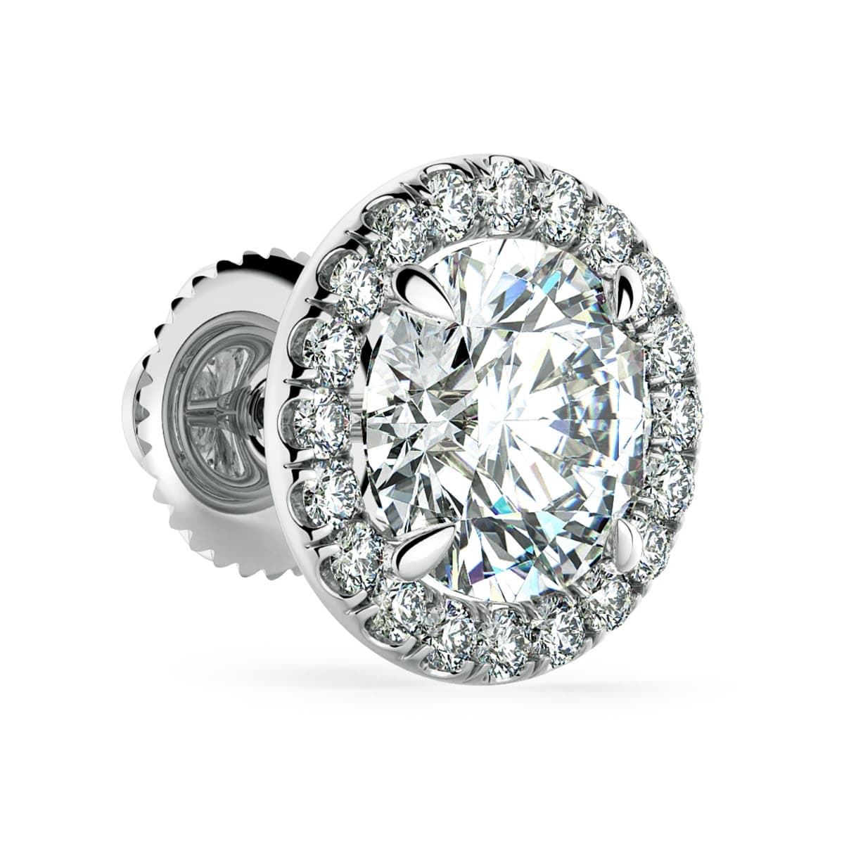 Norme de Halo Diamonds Earrings