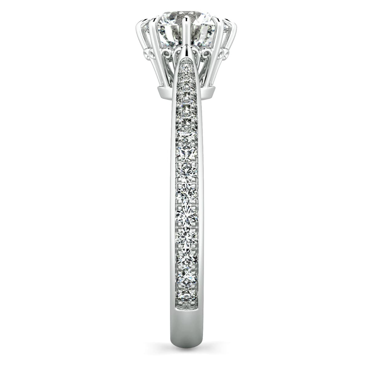 Classico Handmade Diamond Engagement Ring