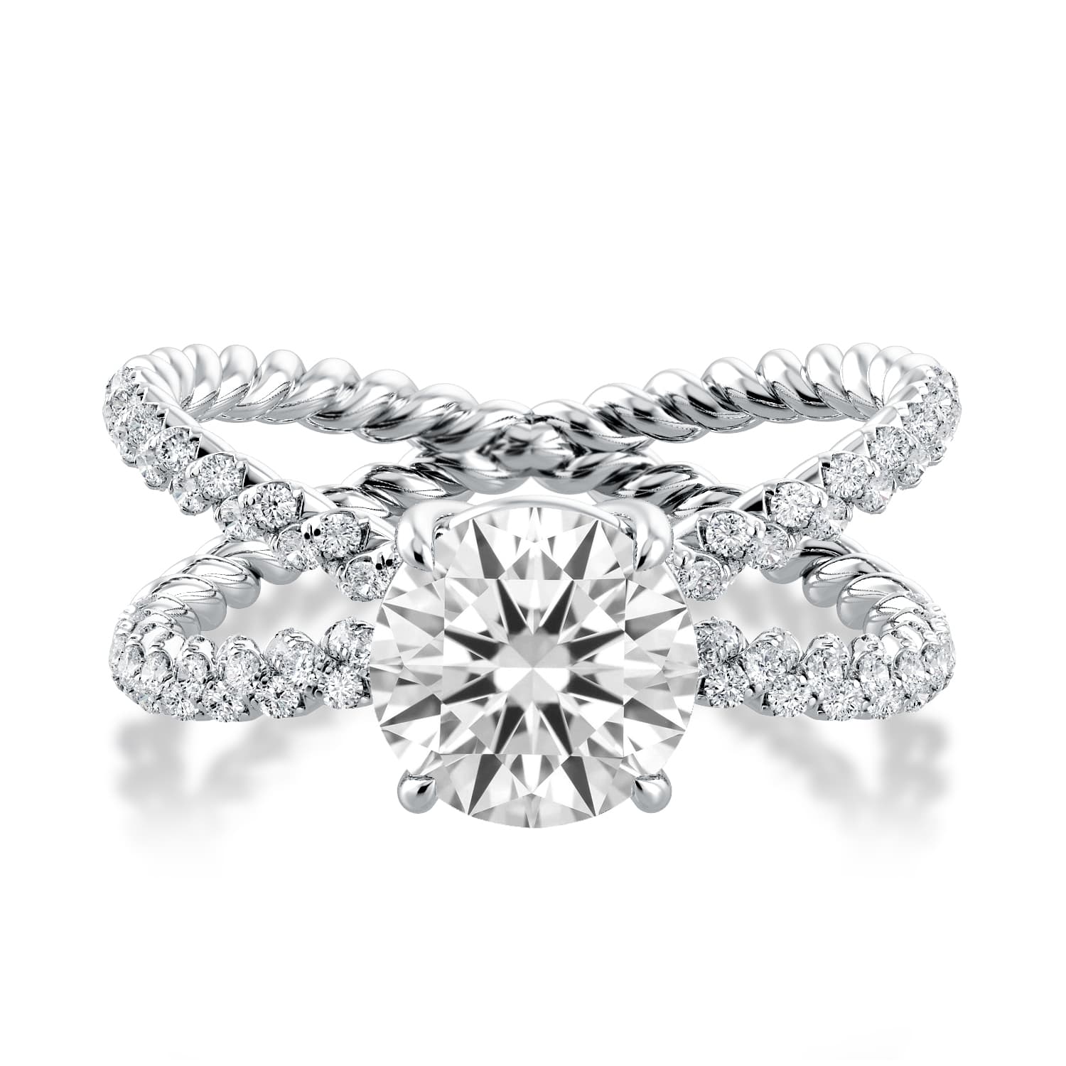 Eleganza One of a Kind Diamond Engagement Ring