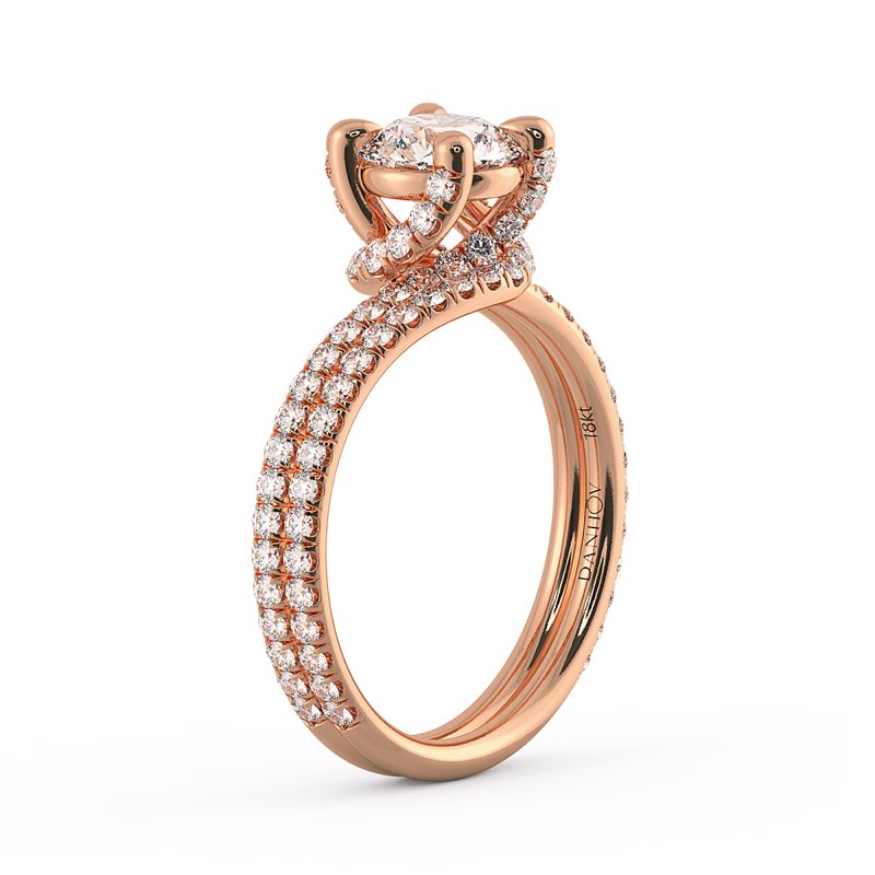 Abbraccio Ladies Engagement Ring