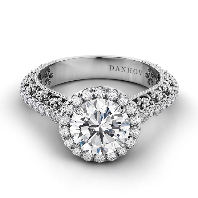 Petalo Floral Engagement Ring