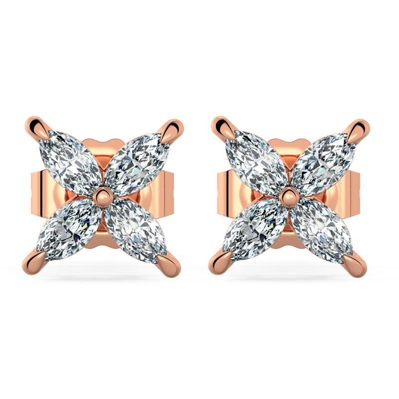 Norme de Flower Diamonds Earrings
